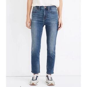 Madewell Roadtripper Stovepipe Jeans Size 26T Tall High Rise Denim Casual Basic